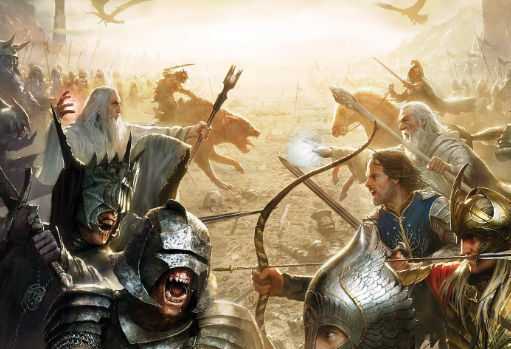 魔戒游戏7部合集 北方战争 王者归来 指环王征服