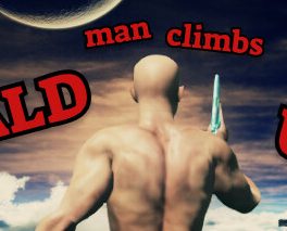 秃头男子攀登/Bald Man Climbs Up